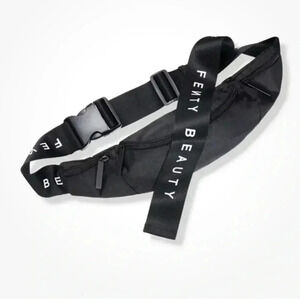 Unisex FENTY Beauty Fanny Pack Shoulder Bag Black White NEW! Waist Bag